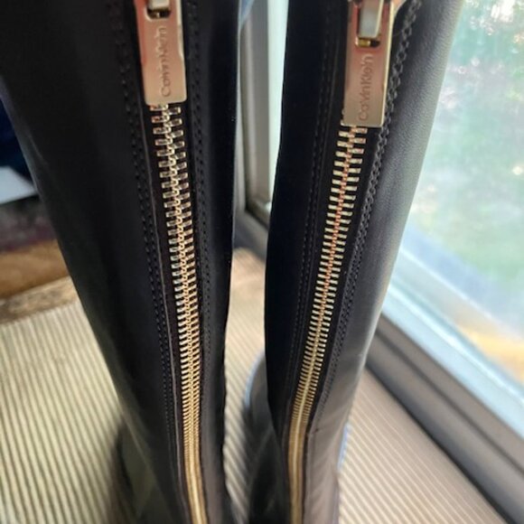 Women's Boots - Calvin Klein Wide Calf - Picture 2 of 10